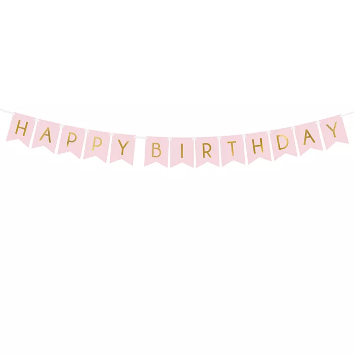 Papírová girlanda - Happy Birthday
