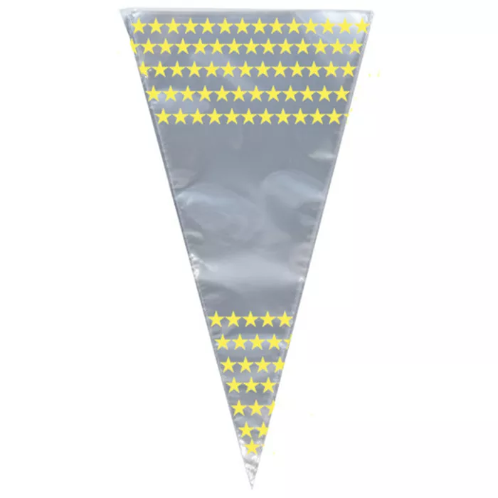Kornout celofán hvězdy 1L - 100 ks - 25 × 45 × 45 cm
