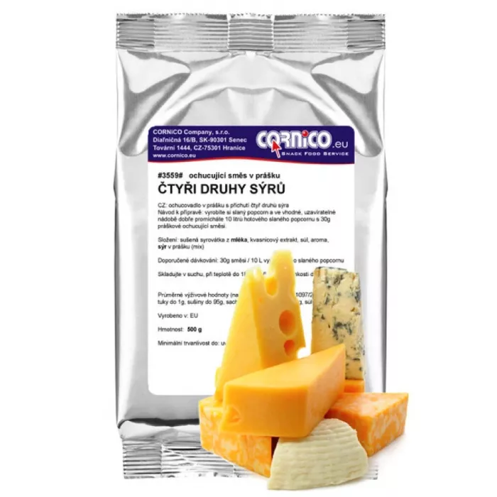 Příchuť - 4 druhy sýrů 500g