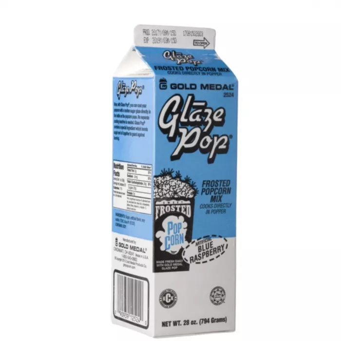 Glaze Pop - Modrá malina